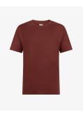 T-shirt uni grande taille rouge terracotta