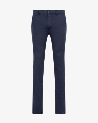 Pantalon chino pour homme grand bleu marine