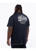 T-shirt Yosemite grande taille bleu marine