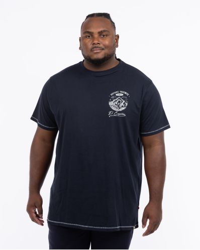 T-shirt Yosemite grande taille bleu marine