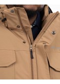 Parka longue Landroamer grande taille beige