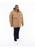 Parka longue Landroamer grande taille beige