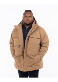 Parka longue Landroamer grande taille beige