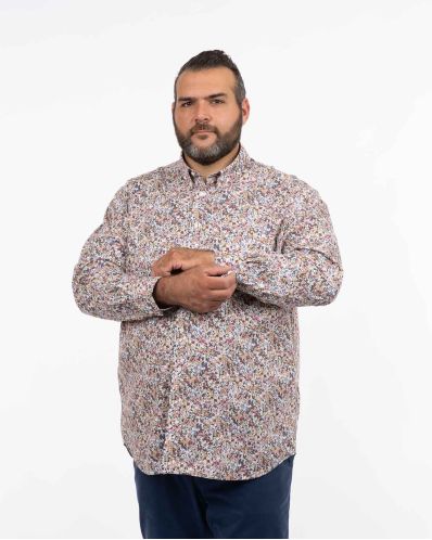 Chemise liberty grande taille beige