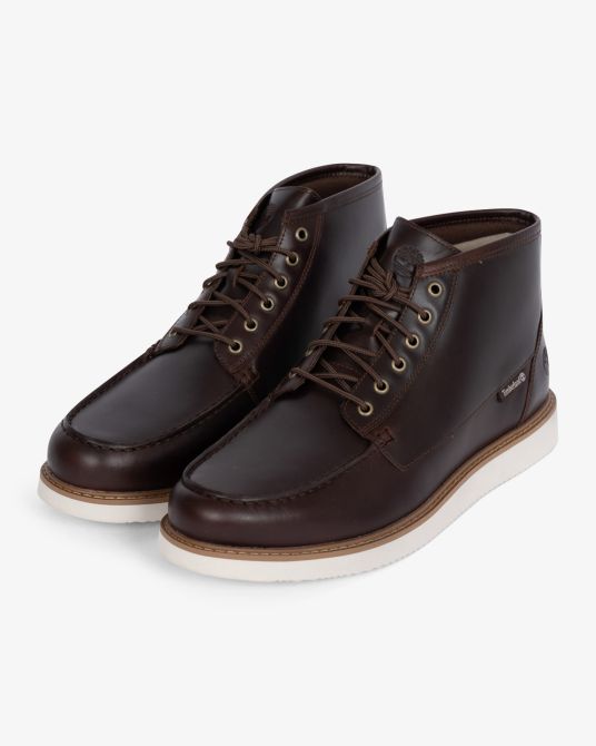 Bottines Newmarket mid grande taille marron