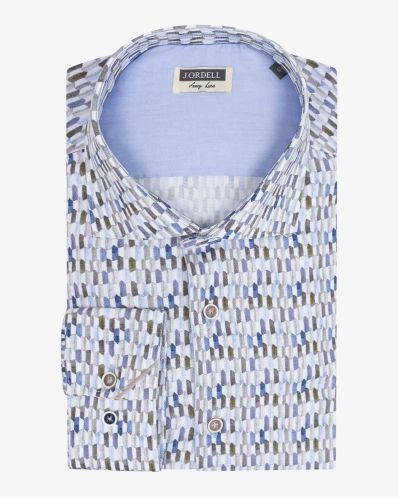 Chemise pour homme grand bleu