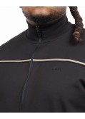 Sweat zippé grande taille noir