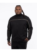 Sweat zippé grande taille noir