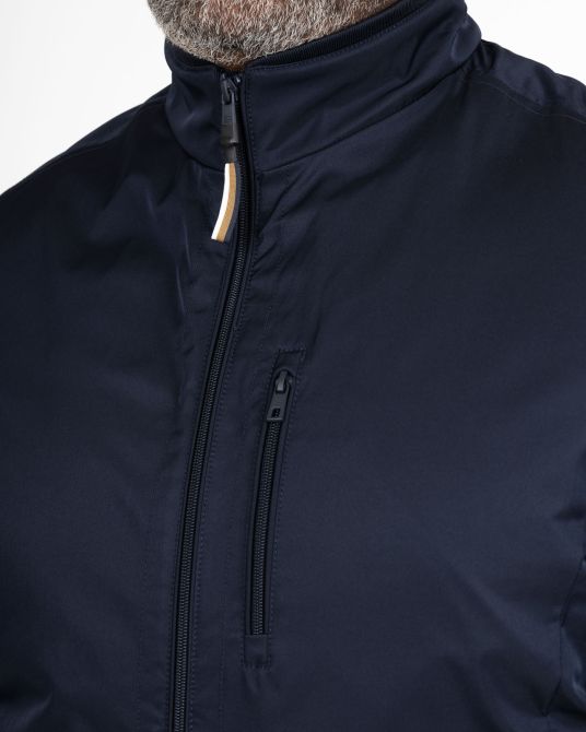 Blouson grande taille bleu marine