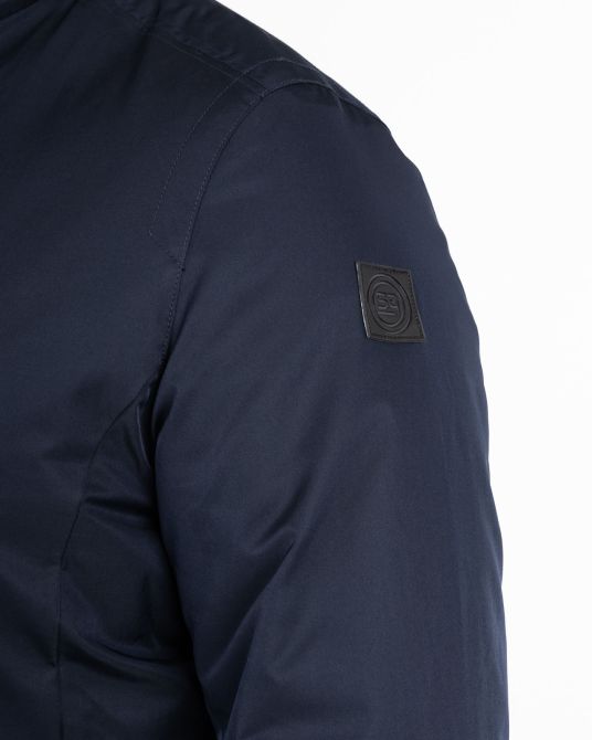 Blouson grande taille bleu marine