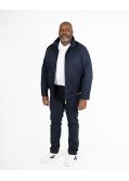 Blouson grande taille bleu marine