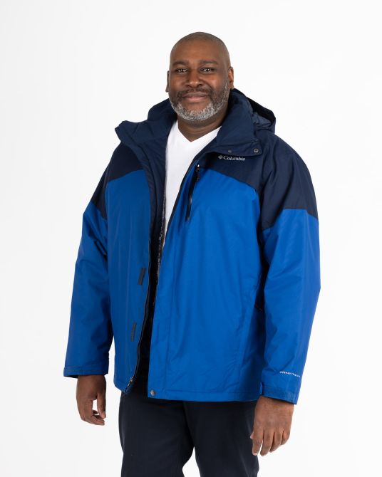 Blouson de ski Last Tracks grande taille bleu marine