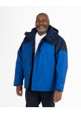 Blouson de ski Last Tracks grande taille bleu marine