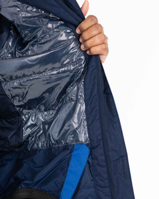 Blouson de ski Last Tracks grande taille bleu marine