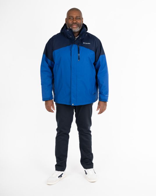 Blouson de ski Last Tracks grande taille bleu marine