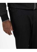 Pantalon 5 poches flanelle grande taille noir