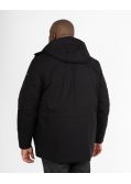 Parka avec plastron grande taille noir