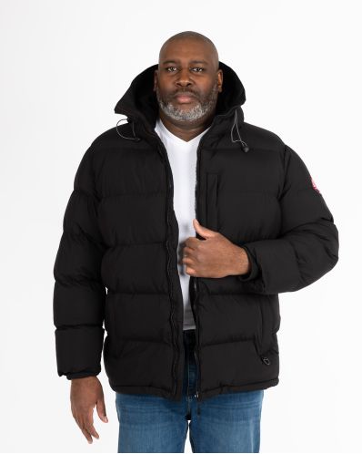 Parka matelassée grande taille noir