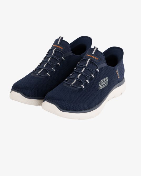 Sneakers Slip in Summits large grande taille bleu marine