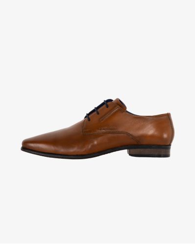 Chaussures derby grande taille spéciales pieds larges cognac