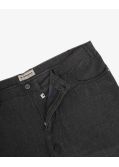 Pantalon 5 poches flanelle grande taille anthracite