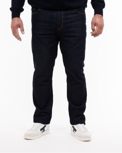 Jean stretch grande taille regular bleu foncé