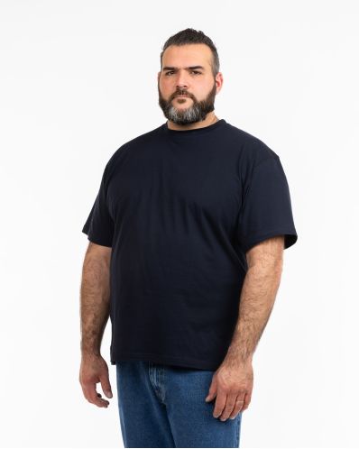 Lot 2 tee shirts grande taille bleu marine