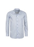 Chemise mini carreaux bleu: grande taille du 44 (XL) au 50 (4XL)