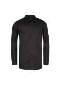 Chemise noir (Confort Fit)  : manches extra longues 72 cm