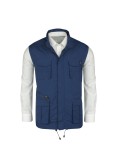 Gilet reporter marine: grande taille du 2XL au 10XL