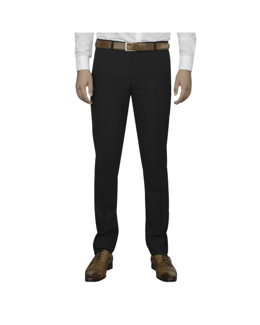 Pantalon de costume noir pour Homme Grand: 44 au 54