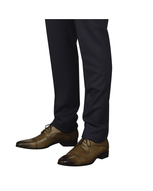 Pantalon de costume marine pour Homme Grand du 42 au 50/52