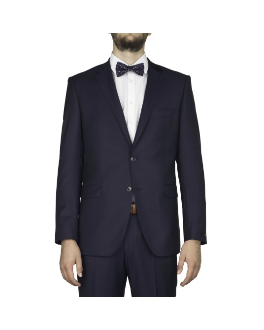 Veste de costume bleu à pois pour homme grand du 52 au 62