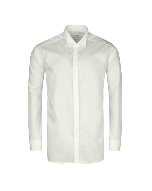 Chemise cérémonie ivoire : grande taille du 44 (XL) au 48 (3XL)