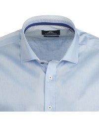 Chemise twill bleu: grande taille du 44 (XL) au 50 (4XL)