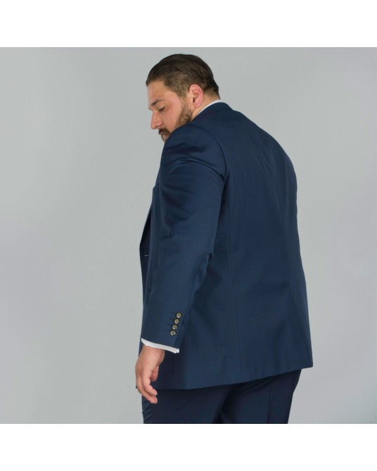 Veste de costume bleu: grande taille du 60 au 78