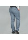 Pantalon de costume Reda bleu clair : grande taille du 52 au 64