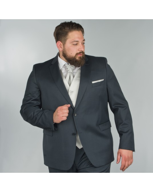 Veste de costume Reda bleu marine: grande taille du 58 au 70