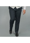 Pantalon de costume Reda bleu marine: grande taille du 52 au 66