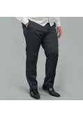 Pantalon de costume Reda bleu marine: grande taille du 52 au 66