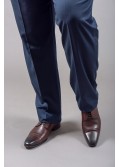 Pantalon de costume Reda bleu: grande taille du 52 au 70