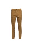 Pantalon chino aspect côtelé 1214 noisette Homme grand