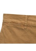 Pantalon chino aspect côtelé 1214 noisette Homme grand