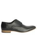 Chaussure derby Fozzetti en cuir grande taille pour homme noires