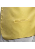 Ensemble cérémonie micro motif Jean de Sey grande taille jaune