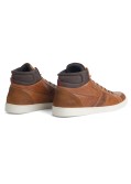 Sneakers en cuir Redskins Sabal montantes grande taille cognac