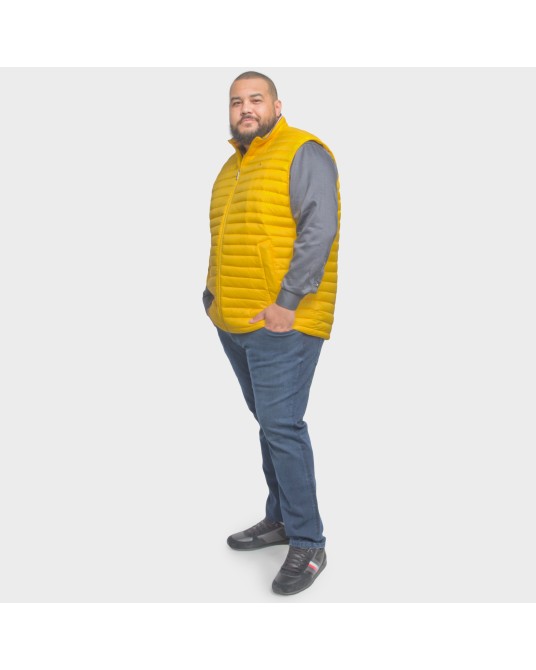 Doudoune Tommy Hilfiger sans manche grande taille jaune