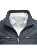 Blouson matelassé MN03 bleu marine pour homme grand