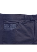 Pantalon chino Maneven grande taille marine