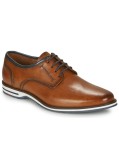 Derby pieds larges grande taille cognac Lloyd